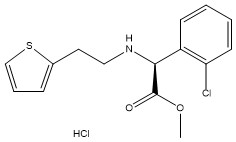 D-(+)-alpha-(2-噻吩乙胺基)-alpha-(2-氯苯基)醋酸甲酯盐酸盐