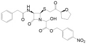 1-羟基-{(3R,4R)-3-苯基乙酰氨基-2-氧代-4-[(2-（S）乙酰基四氢呋喃）硫代)]-氮杂环丁烷}-乙酸-4-硝基苄酯